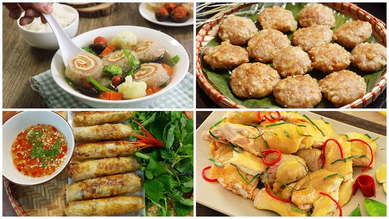 Thực đơn mâm cơm tết miền Bắc 2