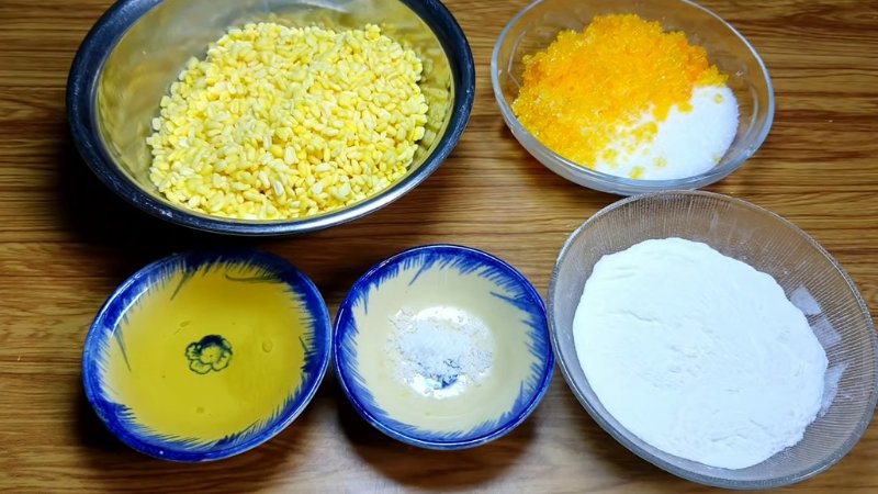 Nguyên liệu làm bánh in đậu xanh