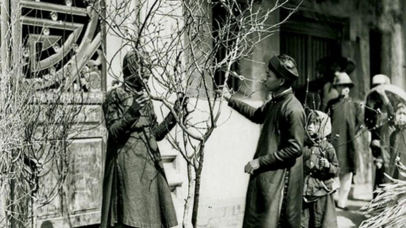 Hình ảnh chợ Tết Việt Nam