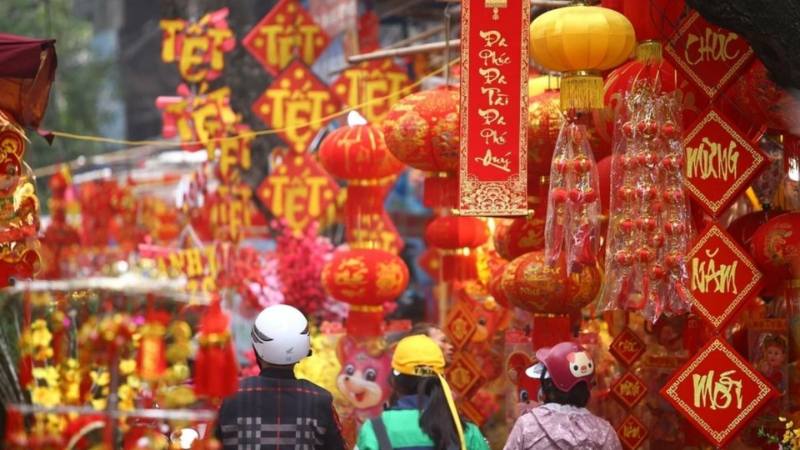 Chợ Tết Việt Nam ngày nay