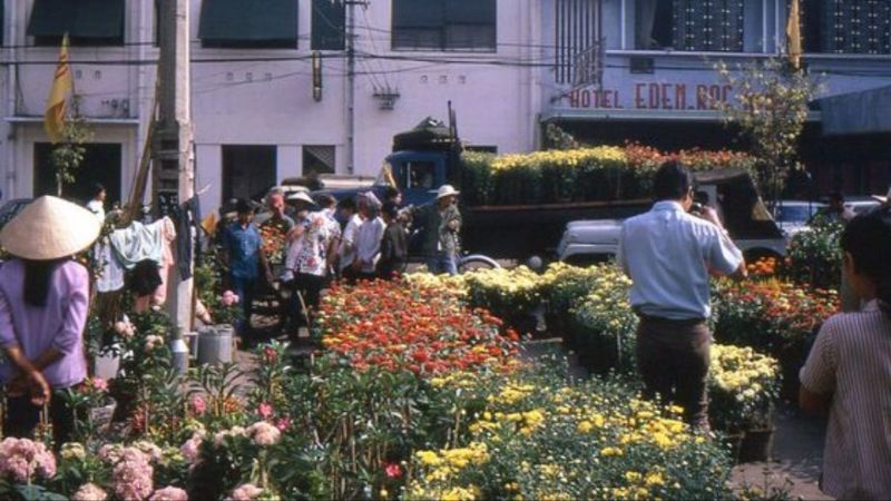 Chợ hoa ngày xưa