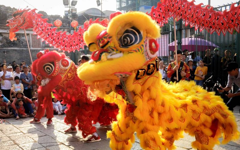 Múa lân trong đời sống hiện đại