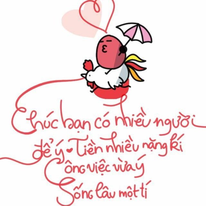 Chúc nhau sức khỏe, may mắn và tràn đầy năng lượng tích cực