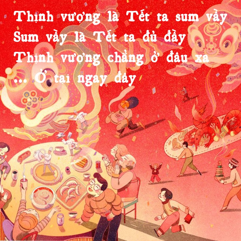 Chúc gia đình bạn vạn sự như ý, an khang thịnh vượng