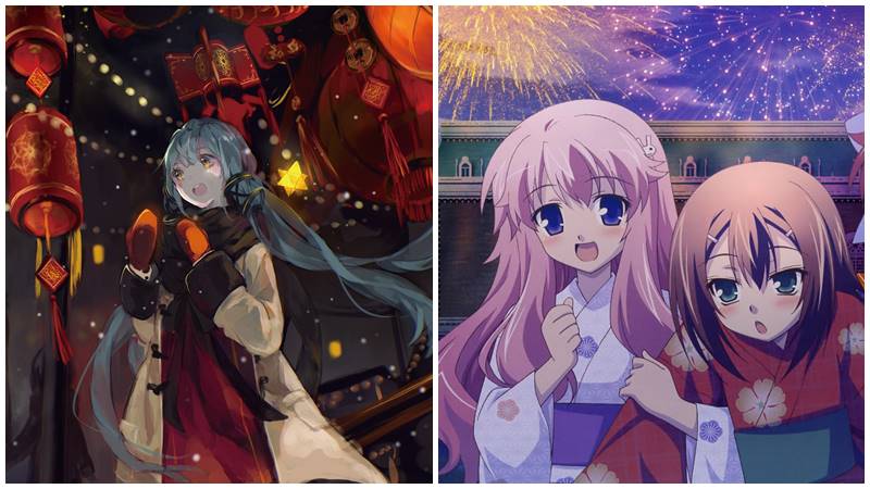 Cùng chiêm ngưỡng những bức ảnh anime Tết đẹp mắt, đầy sắc xuân!