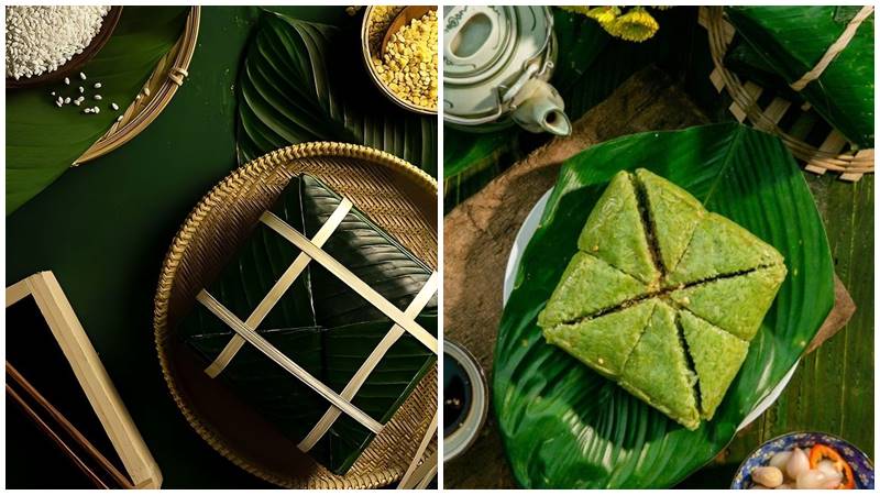 Bánh chưng đẹp mắt, Tết thêm phần ấm cúng với những cách trang trí tinh tế