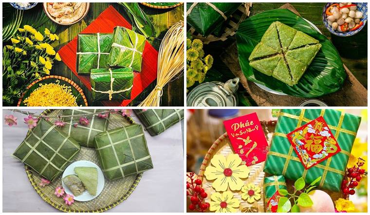 10 cách trang trí bánh chưng ngày Tết đẹp, ý nghĩa