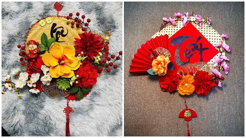 Mang không khí Tết cổ truyền vào từng góc nhà với mẹt tre độc đáo