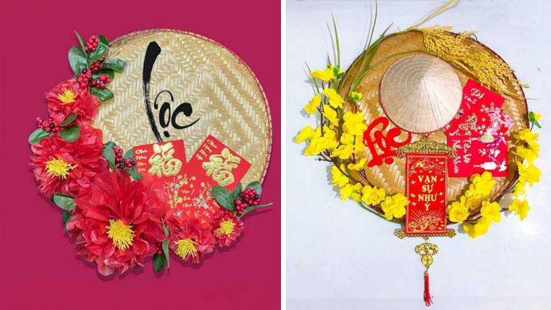 Cách làm mẹt trang trí Tết với bao lì xì