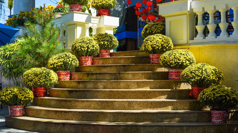 Ý nghĩa của việc trang trí cầu thang ngày Tết Ý nghĩa của việc trang trí cầu thang ngày Tết