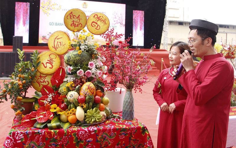 Trang trí bằng mâm ngũ quả Trang trí bằng mâm ngũ quả