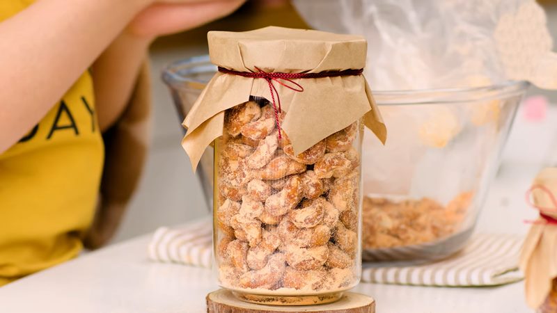 Thành phẩm hạt điều rang phô mai
