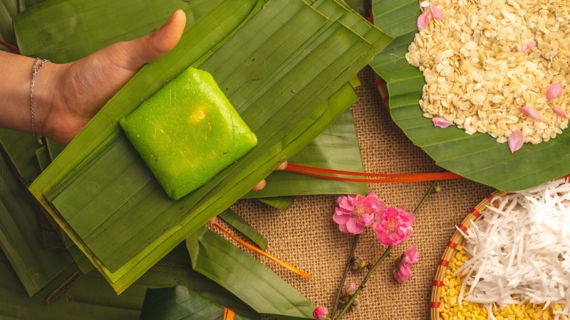 Cách ăn bánh cốm ít tăng cân