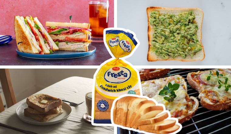 Bánh mì sandwich khoai tây Fresta Richy: Giải pháp hoàn hảo cho bữa sáng