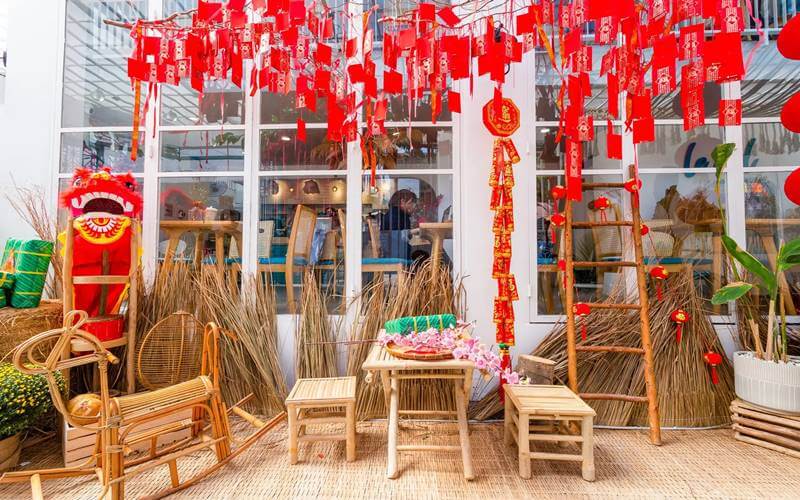 Ý nghĩa trang trí quán cafe ngày Tết