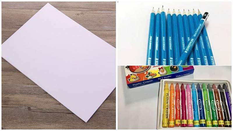 Chuẩn bị dụng cụ vẽ Chuẩn bị dụng cụ vẽ
