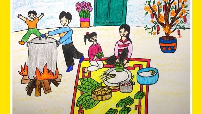 Xuân về, sắc hoa và ánh nắng cùng tỏa sáng trong từng nét vẽ Xuân về, sắc hoa và ánh nắng cùng tỏa sáng trong từng nét vẽ