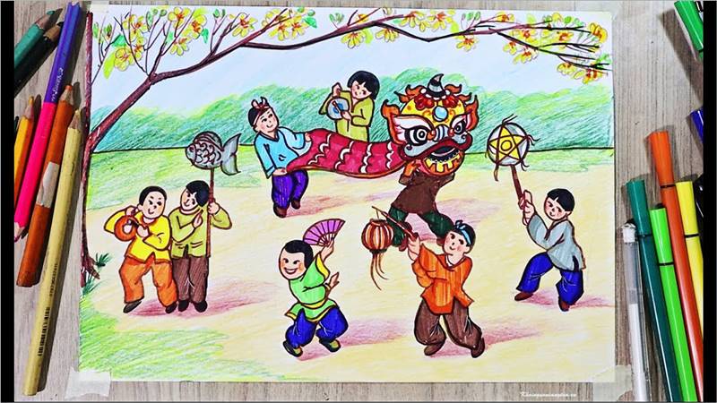 Tết quê em yên bình, ngập tràn sắc vàng hoa mai và cánh đồng xanh Tết quê em yên bình, ngập tràn sắc vàng hoa mai và cánh đồng xanh