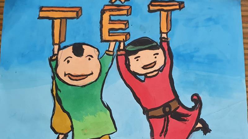 Xuân lung linh trong từng bức tranh cute đầy sáng tạo Xuân lung linh trong từng bức tranh cute đầy sáng tạo