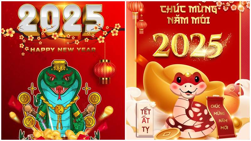 Chào Ất Tỵ rộn ràng với thiệp chúc Tết độc đáo! Chào Ất Tỵ rộn ràng với thiệp chúc Tết độc đáo!