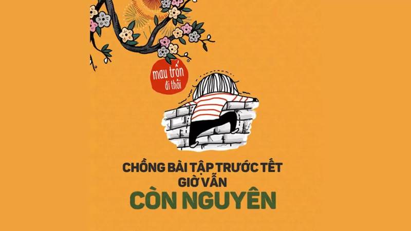 Đang chơi Tết mà nhớ deadline Đang chơi Tết mà nhớ deadline