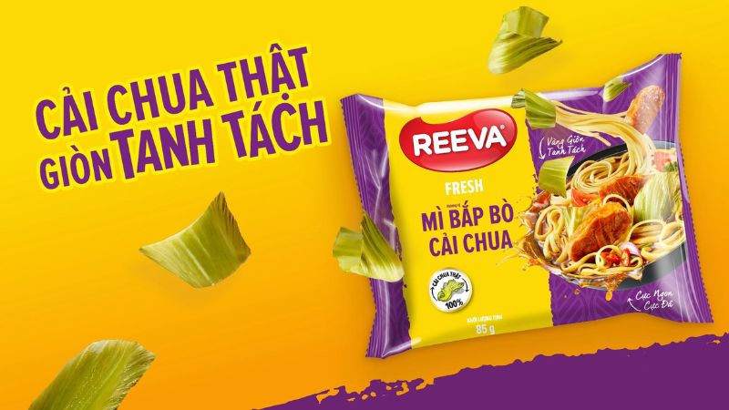 Mì Reeva Bắp bò cải chua 100% cải chua thật có gì đặc biệt?