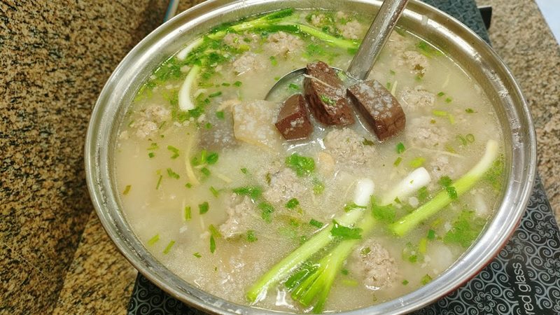 Các món ngon chế biến từ huyết heo Các món ngon chế biến từ huyết heo