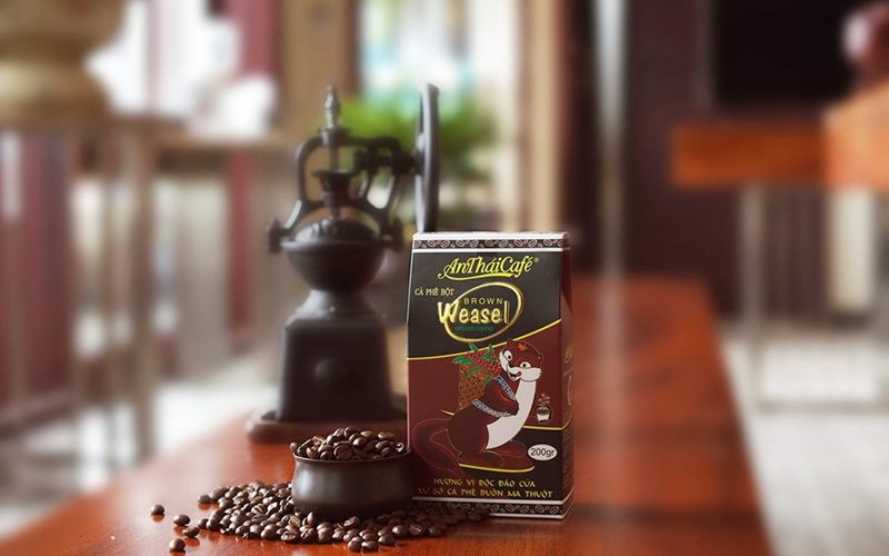 Cà phê bột Chồn nâu Brown Weasel