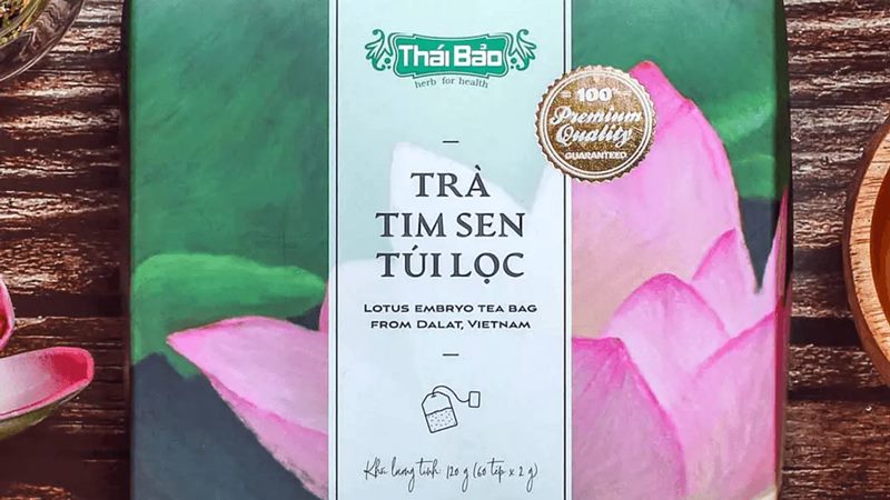 Trà tim sen túi lọc Thái Bảo Trà tim sen túi lọc Thái Bảo