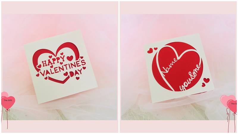Thiệp Valentine in sẵn là cách dễ dàng để gửi gắm yêu thương