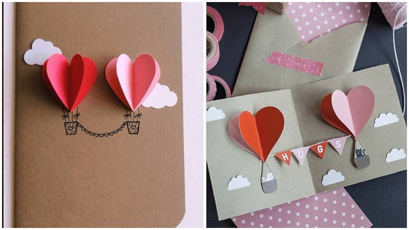 Thiệp in sẵn cho Valentine đơn giản nhưng đầy ý nghĩa