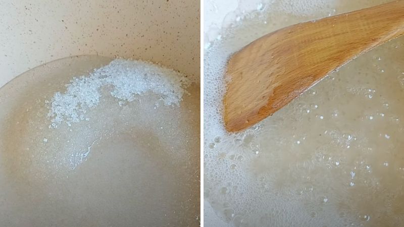 Nấu nước đường