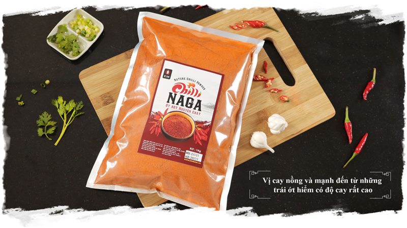 Ớt bột nguyên chất NAGA