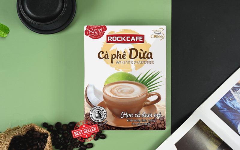 Cà phê dừa RockCafe White Coffee