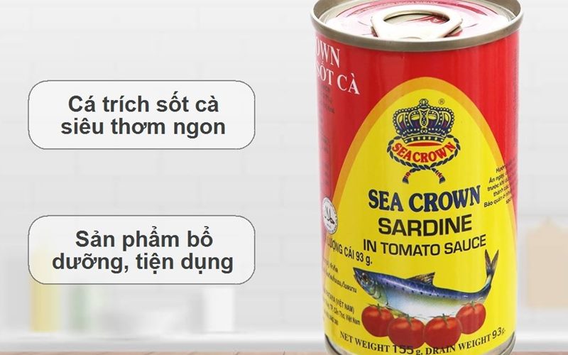Cá trích sốt cà chua Sea Crown