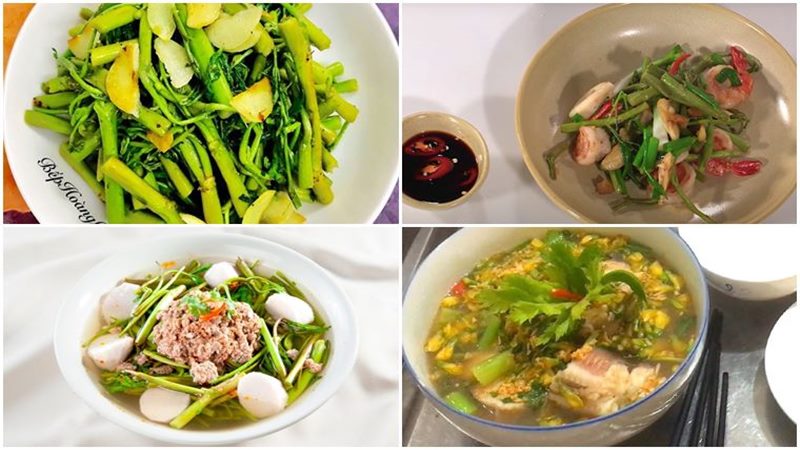 Gợi ý các món ngon từ rau nhút cho bà bầu Gợi ý các món ngon từ rau nhút cho bà bầu