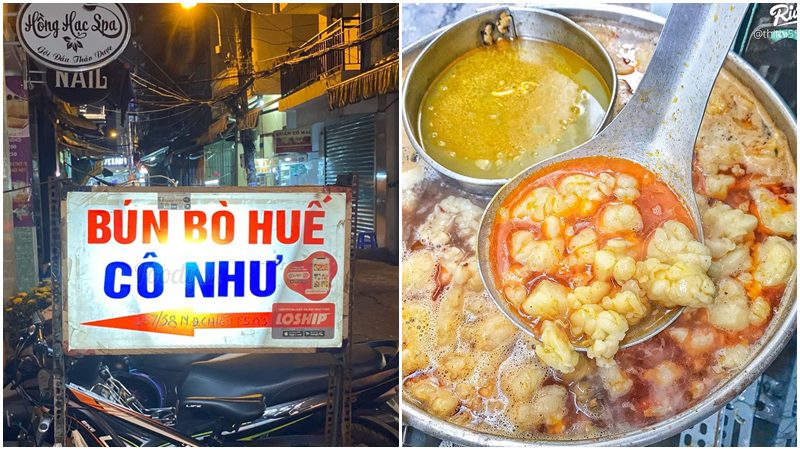 Bún bò mỡ nổi cô Như