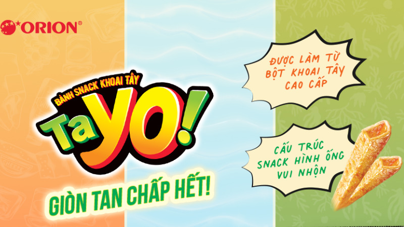 Đôi nét về thương hiệu snack Tayo Orion Đôi nét về thương hiệu snack Tayo Orion