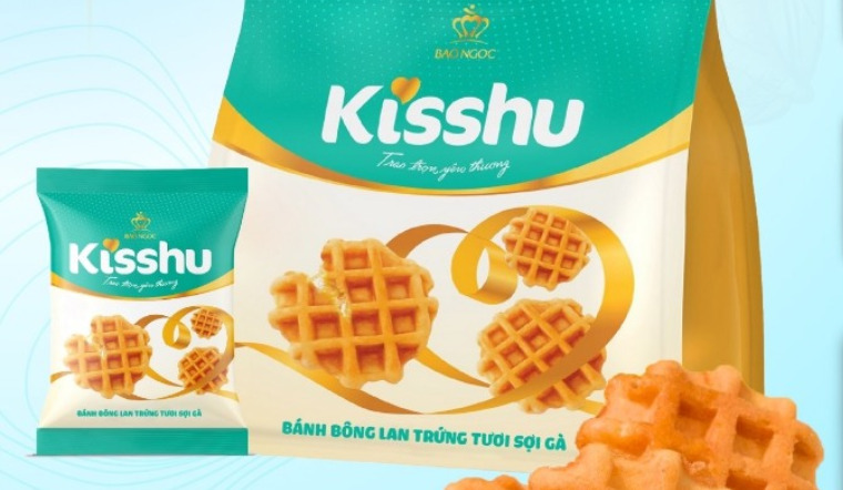 Bữa sáng nhanh gọn với bánh trứng tươi sợi gà Kisshu 