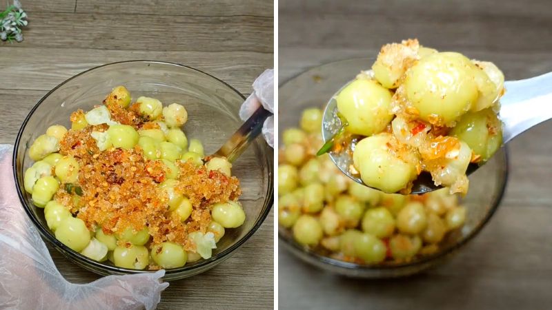 Làm hỗn hợp nước mắm đường