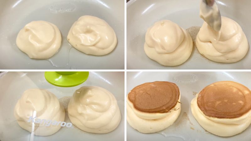 Đổ bánh mây souffle