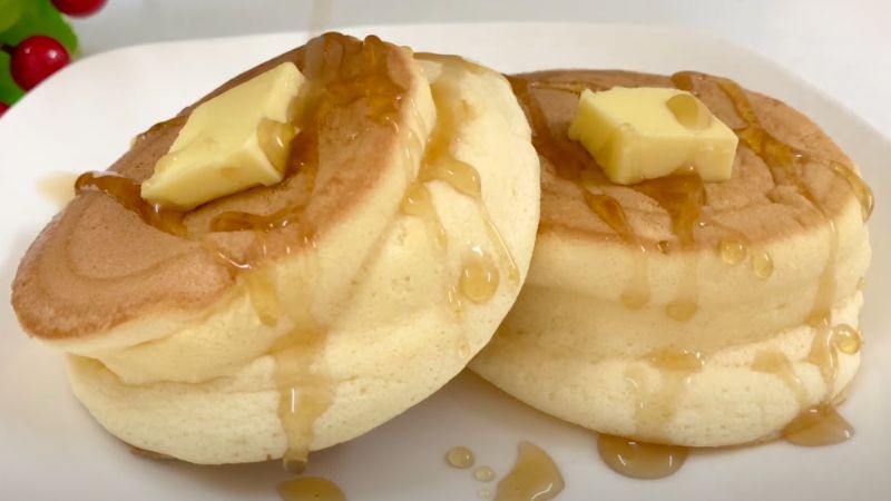 Thành phẩm bánh mây souffle