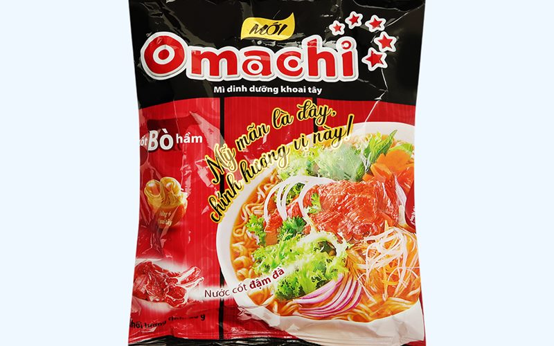 Mì khoai tây Omachi sốt bò hầm Mì khoai tây Omachi sốt bò hầm