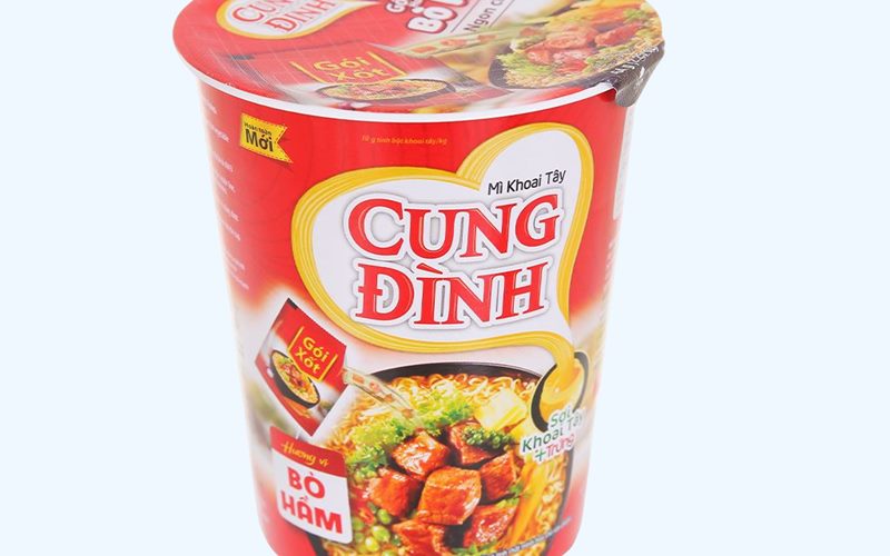 Mì khoai tây Cung Đình với hương vị bò hầm Mì khoai tây Cung Đình với hương vị bò hầm