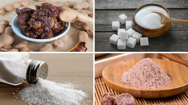 Nguyên liệu làm kẹo me xí muội