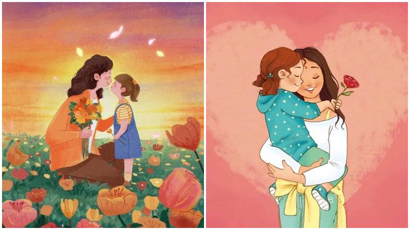 Ngày của mẹ thật ý nghĩa, con yêu mẹ nhiều!
