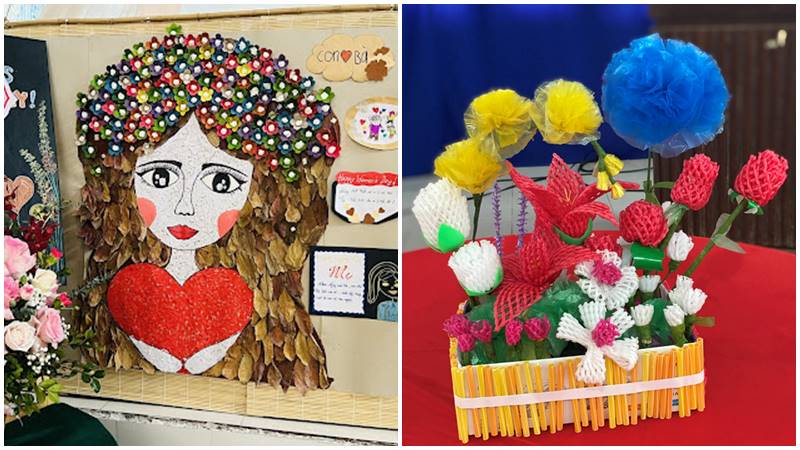 Bé sáng tạo mừng ngày 8/3! Bé sáng tạo mừng ngày 8/3!