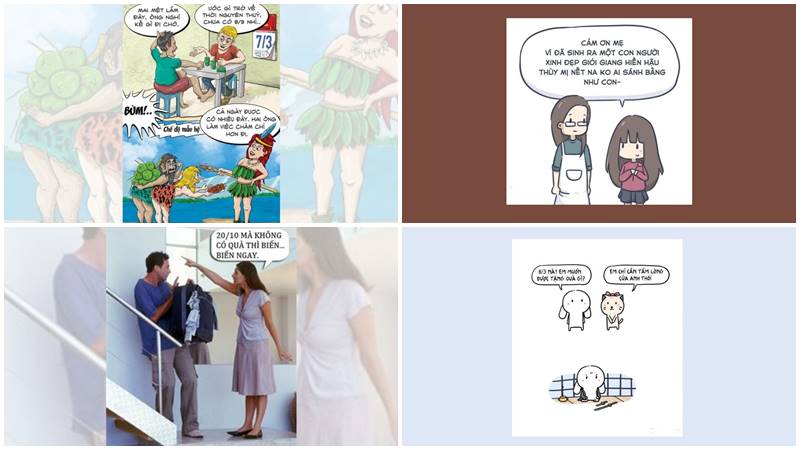 Ngày này phụ nữ vui, đàn ông méo mặt!