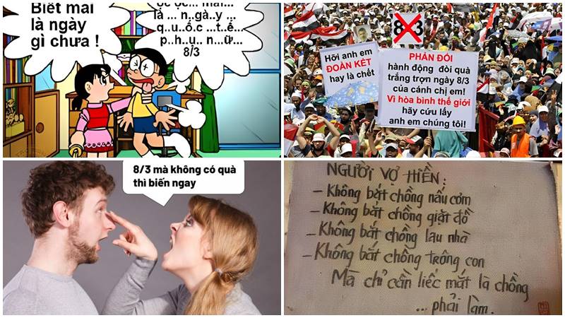 Anh yêu em 364 ngày, riêng 8/3 thì yêu em kèm thêm hóa đơn