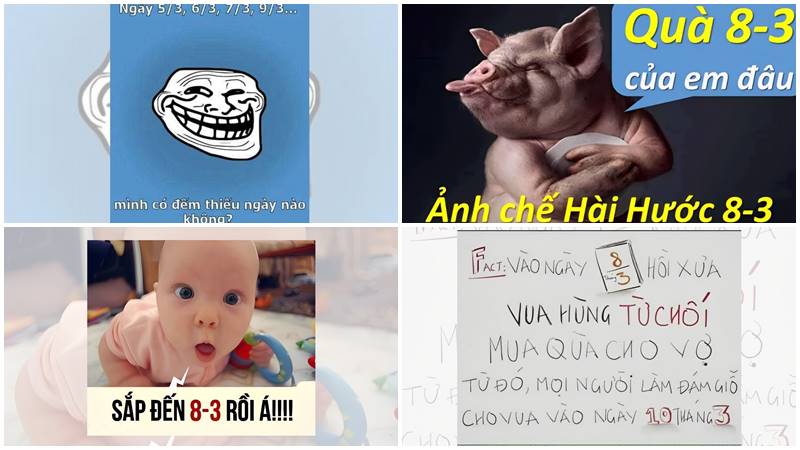 Chúc mừng 8/3! Hôm nay không ai được giận dỗi!